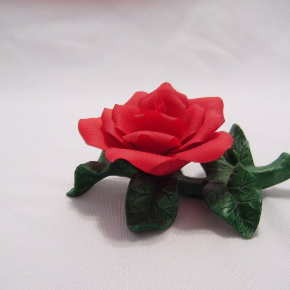 Ceramic Red Rose